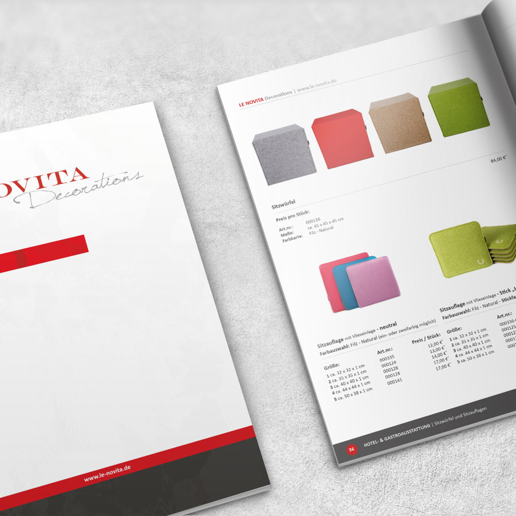 Druck Katalog Design