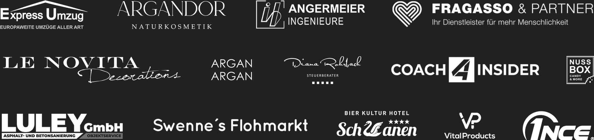 Webdesign Agentur Webdesign Weiden Kunden Vertrauen Logos